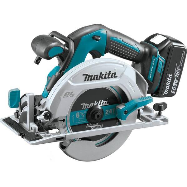 18V LXT Lithium-Ion Brushless Cordless Combo Kit (Hammer Drill/ Impact Driver/ Circular Saw/ Flashlight) 5.0Ah