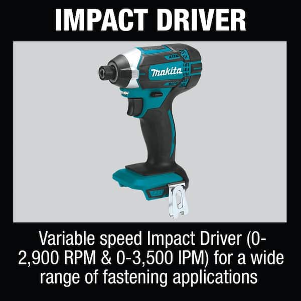 18V LXT Lithium-Ion Cordless 5-pc. Combo Kit (Drill-Driver/Impact Driver/Circular Saw/Recipro Saw/Light) 4.0Ah