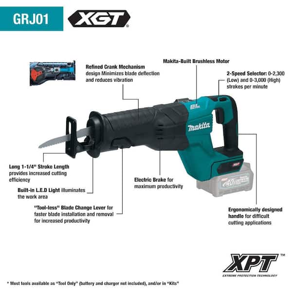 40V Max XGT Brushless Cordless Recipro Saw (Tool Only)