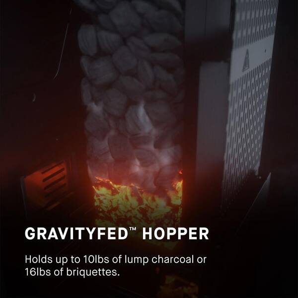 Gravity Series? 800 Digital WiFi Charcoal Grill, Griddle and Smoker in Black