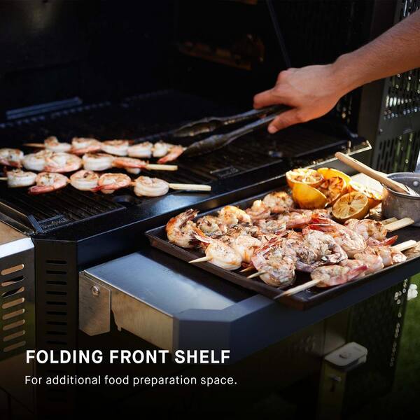 Gravity Series? 800 Digital WiFi Charcoal Grill, Griddle and Smoker in Black