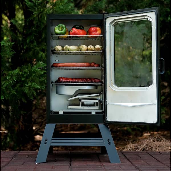 30 in. Digital Electric Smoker in Black