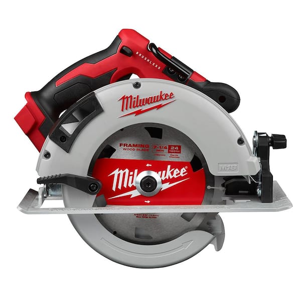 M18 18V Lithium-Ion Brushless Cordless Hammer Drill and Circular Saw Combo Kit (2-Tool) with Two 4.0 Ah Batteries