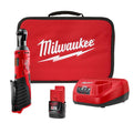 M12 12V Lithium-Ion Cordless 3/8 in. Ratchet Kit with One 1.5 Ah Battery, Charger and Tool Bag