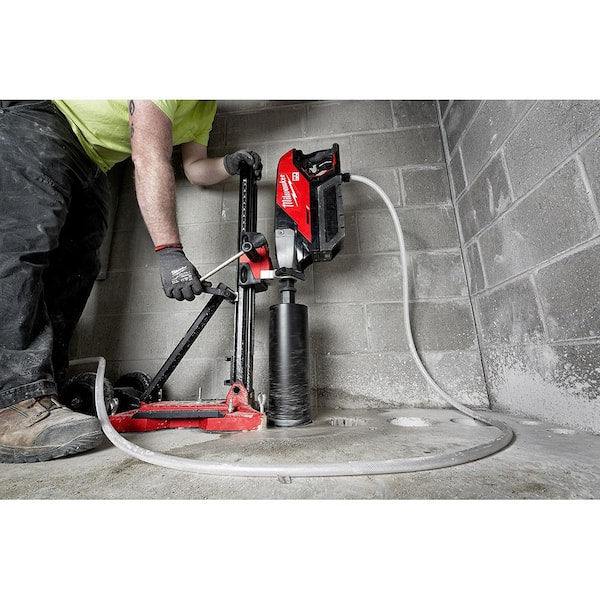 MX FUEL Lithium-Ion Cordless Handheld Core Drill Kit with Stand and M18 4 Gal. Switch Tank Backpack Water Supply Kit
