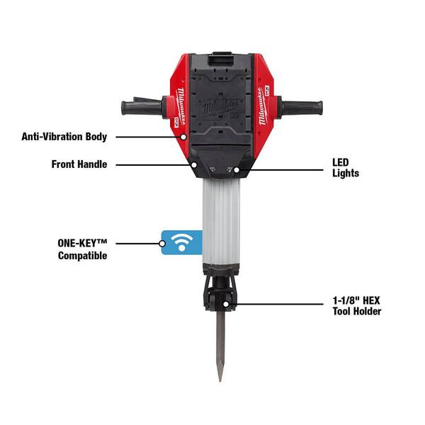 MX FUEL Lithium-Ion Cordless 1-1/8 in. Breaker with Battery and Charger