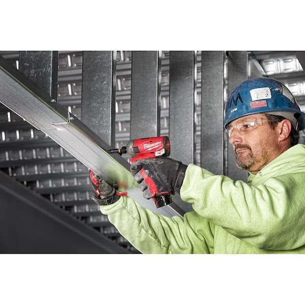 M12 FUEL SURGE 12V Lithium-Ion Brushless Cordless 1/4 in. Hex Impact Driver Compact Kit w/Two 2.0Ah Batteries, Bag