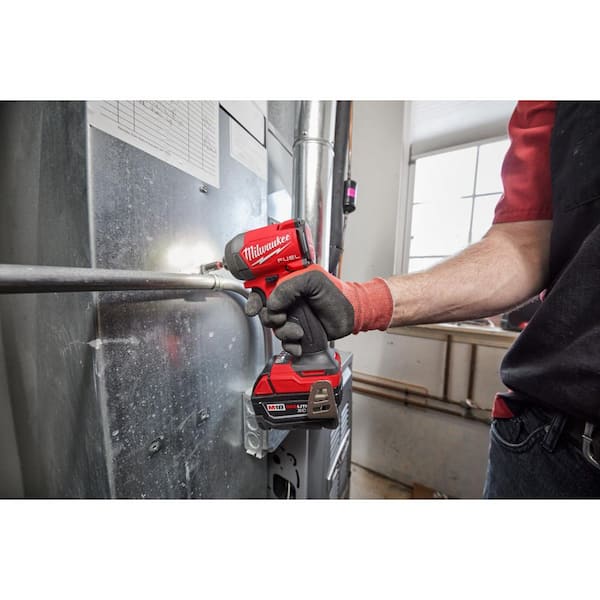 M18 Fuel 18-V Lithium-Ion Brushless Cordless 1/4 in. Hex Impact Driver Kit w/(3) 5.0 Ah Batteries, Charger & Hard Case