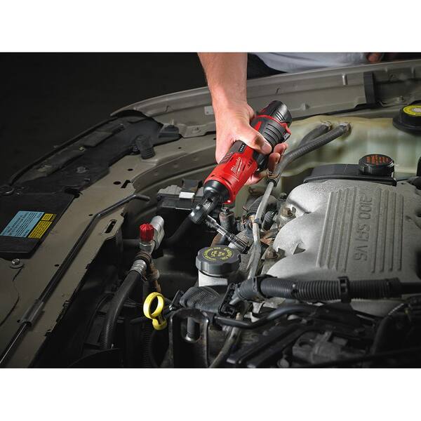 M12 FUEL 12V Lithium-Ion Brushless Cordless Stubby 3/8 in. Impact Wrench Kit with M12 3/8 in. Ratchet