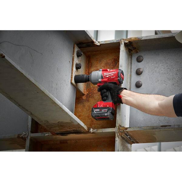 M18 FUEL 18V Lithium-Ion Brushless Cordless 1/2 in. and 3/8 in. Impact Wrench with Friction Ring (2-Tool)