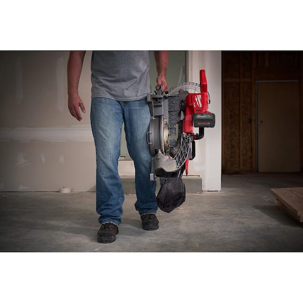 M18 FUEL 18V Lithium-Ion Brushless Cordless 10 in. Dual Bevel Sliding Compound Miter Saw Kit with Miter Saw Stand