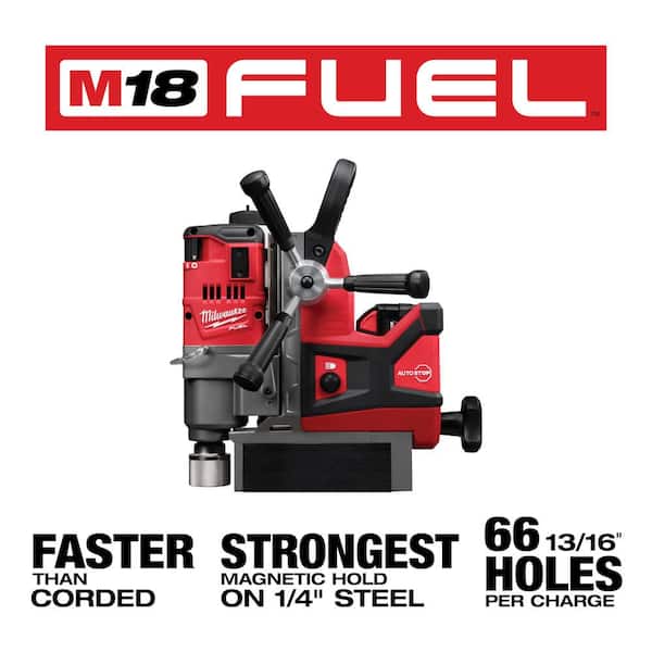 18V Lithium-Ion Brushless Cordless 3/4 in., 1-1/2 in. Magnetic Drill High Demand Kit with Two 8.0Ah Batteries