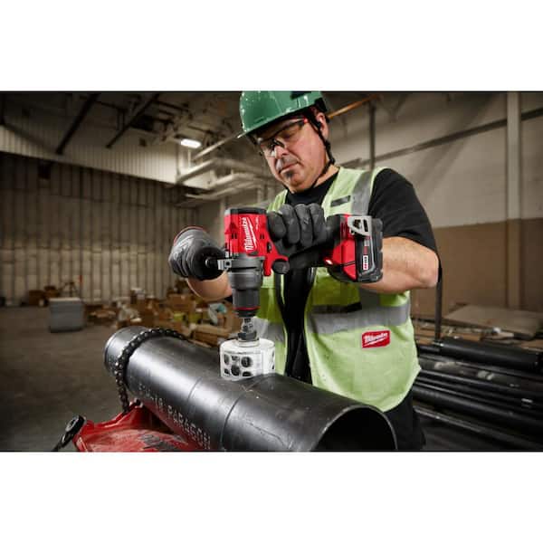 M18 FUEL 18-V Lithium-Ion Brushless Cordless 1/2 in. Drill/Driver Kit with (3) 5.0Ah Batteries, Charger and Hard Case