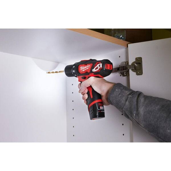 M12 12V Lithium-Ion Cordless Drill Driver/Impact Driver Combo Kit with Compact Spot Blower