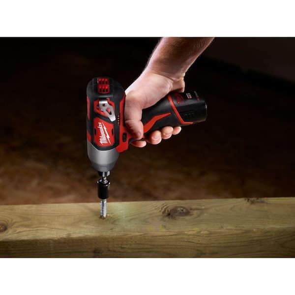 M12 12V Lithium-Ion Cordless Drill Driver/Impact Driver Combo Kit with Compact Spot Blower