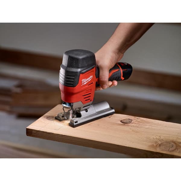 M12 12V Lithium-Ion Cordless Drill Driver/Impact Driver Combo Kit with Oscillating Multi-Tool and Jig Saw