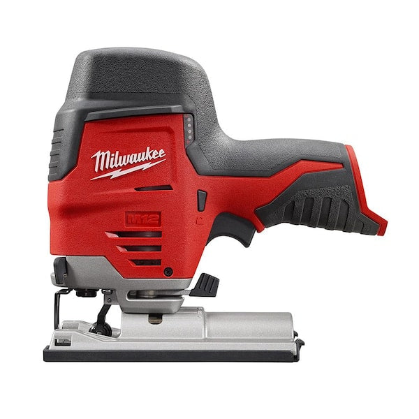 M12 12V Lithium-Ion Cordless Drill Driver/Impact Driver Combo Kit with Oscillating Multi-Tool and Jig Saw
