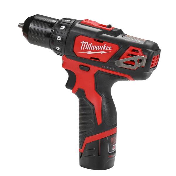 M12 12V Lithium-Ion Cordless Combo Tool Kit (3-Tool) w/(2) 1.5Ah Batteries, (1) Charger, (1) Tool Bag