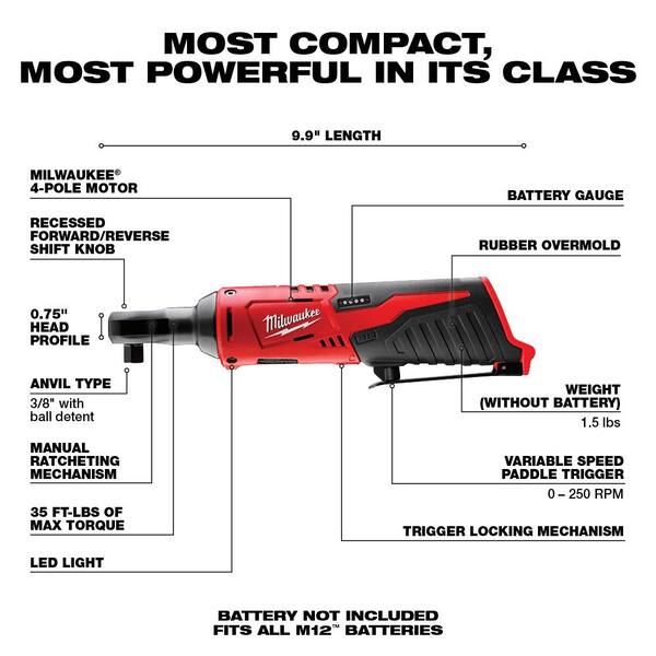 M12 FUEL 12V Lithium-Ion Brushless Cordless HACKZALL Reciprocating Saw Kit with M12 3/8 in. Ratchet