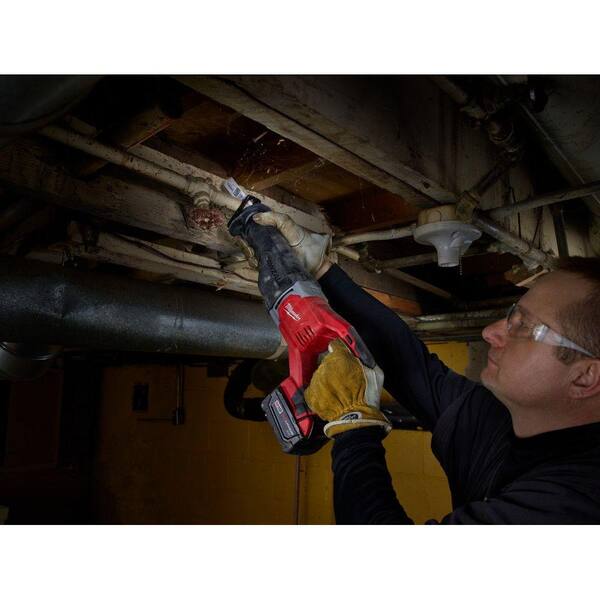 M18 18V Lithium-Ion Cordless SAWZALL Reciprocating Saw with M18 Starter Kit (1) 5.0Ah Battery and Charger