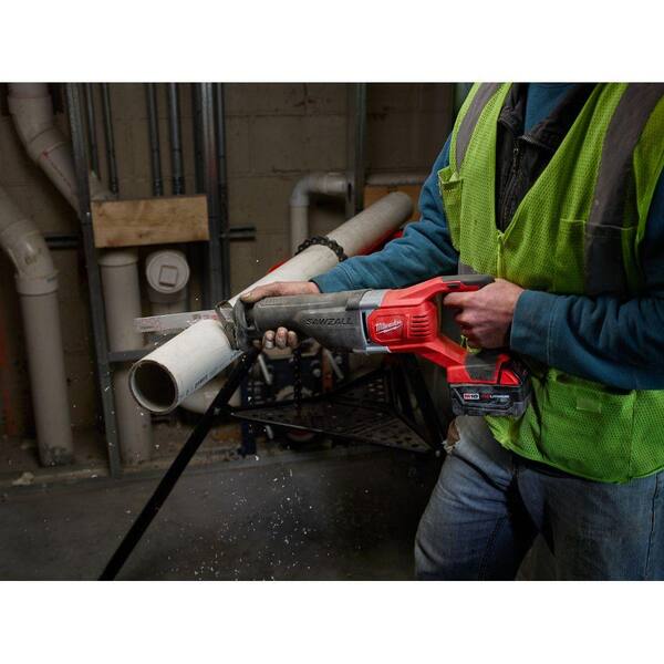 M18 18V Lithium-Ion Cordless SAWZALL Reciprocating Saw with SAWZALL Blade Set (18-Piece)