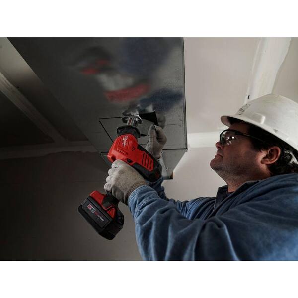 M18 18V Lithium-Ion Cordless HACKZALL Reciprocating Saw with 2.0 Ah Compact Battery