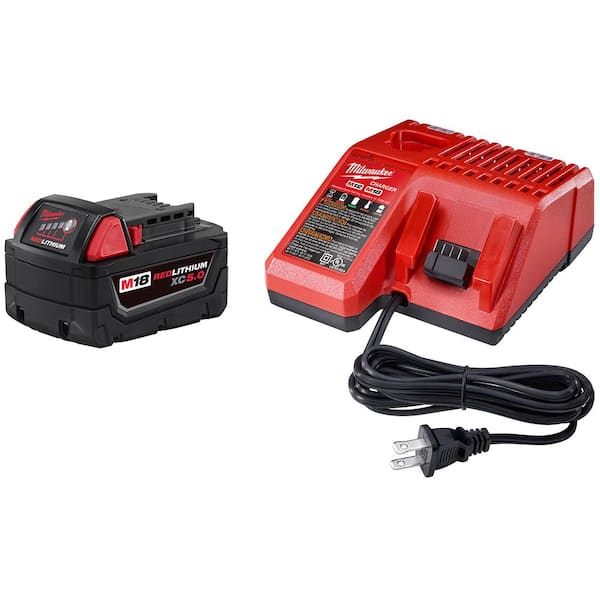 M18 18V Lithium-Ion Cordless HACKZALL Reciprocating Saw W/ M18 Starter Kit and (1) 5.0Ah Battery & Charger