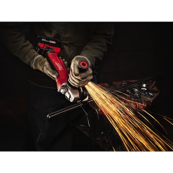 M18 18V Lithium-Ion Cordless Drill Driver/Impact Driver Combo Kit (2-Tool) W/ Reciprocating Saw & Cut-Off/Grinder