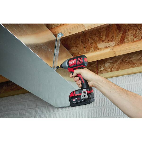 M18 18V Lithium-Ion Cordless Combo Tool Kit (4-Tool) w/ Wet/Dry Vacuum and Additional 5.0Ah Battery