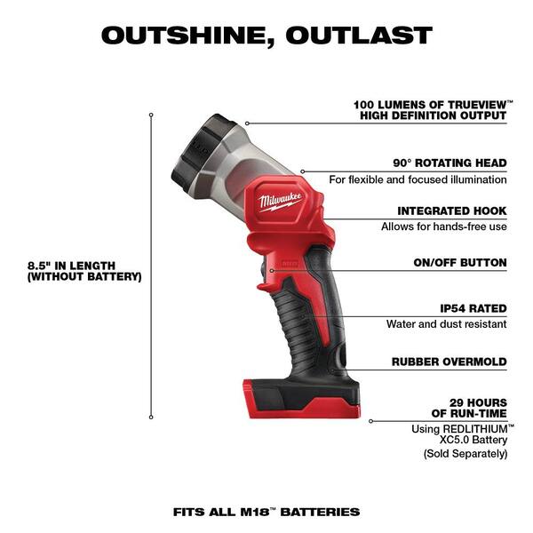 M18 18V Lithium-Ion Cordless Combo Tool Kit (7-Tool) with (4) 3.0 Ah Batteries, Charger and Tool Bag
