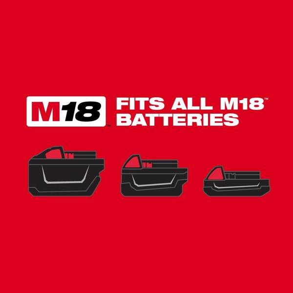 M18 18V Lithium-Ion Cordless Combo Tool Kit (7-Tool) with (4) 3.0 Ah Batteries, Charger and Tool Bag