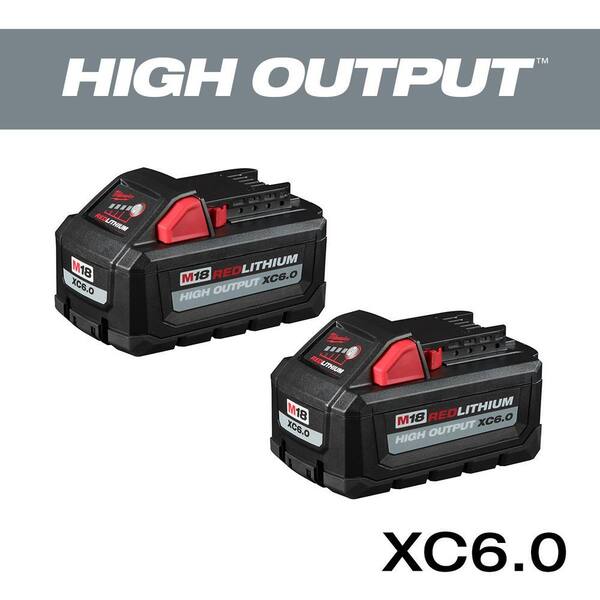 M18 FUEL 18V Lithium-Ion Brushless Cordless HACKZALL Reciprocating Saw & M18 Caulk Gun with Two M18 6.0Ah Batteries