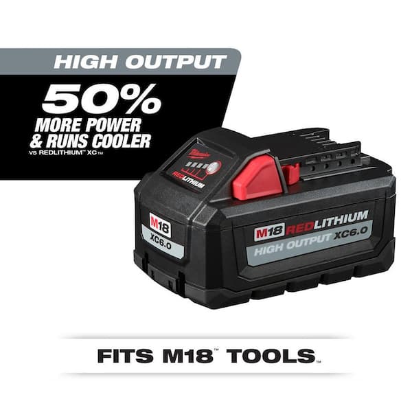 M18 FUEL 18V Lithium-Ion Brushless Cordless HACKZALL Reciprocating Saw & M18 Caulk Gun with Two M18 6.0Ah Batteries