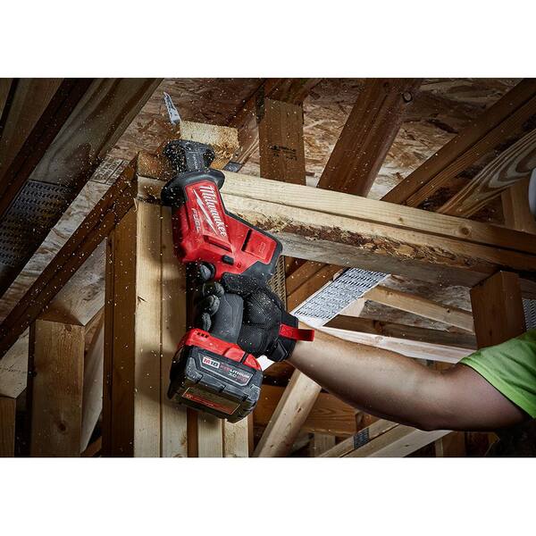 M18 FUEL 18V Lithium-Ion Brushless Cordless HACKZALL Reciprocating Saw Kit W/ M18 5.0Ah Battery