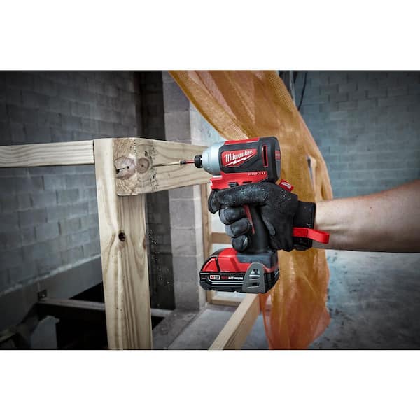 M18 18V Lithium-Ion Brushless Cordless Compact Drill/Impact Combo Kit (2-Tool) W/ Oscillating Mult-Tool