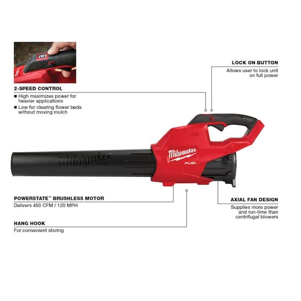 M18 FUEL 18V Lithium-Ion Brushless Cordless Hammer Drill and Impact Driver Combo Kit (2-Tool) with M18 Blower
