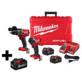 M18 FUEL 18-Volt Lithium-Ion Brushless Cordless Hammer Drill and Impact Driver Combo Kit with 8.0 Ah High Output Battery