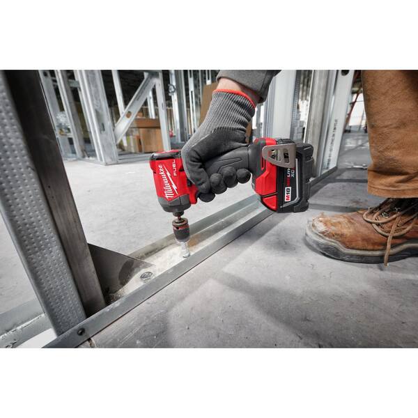 M18 FUEL 18-Volt Lithium-Ion Brushless Cordless Combo Kit (5-Tool) with 1/2 in. Impact Wrench with Friction Ring