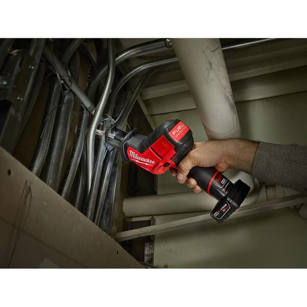 M12 FUEL 12V Lithium-Ion Brushless Cordless HACKZALL Reciprocating Saw Kit with 6.0Ah Battery