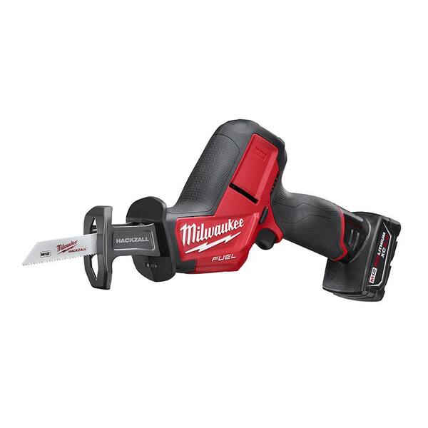 M12 FUEL 12V Lithium-Ion Brushless Cordless HACKZALL Reciprocating Saw Kit with 6.0Ah Battery