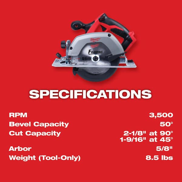 M18 18V Lithium-Ion Cordless SAWZALL Reciprocating Saw and 6-1/2 in. Circular Saw