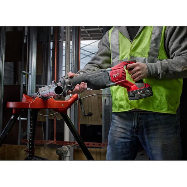 M18 18V Lithium-Ion Cordless SAWZALL Reciprocating Saw with Two 3.0Ah Batteries