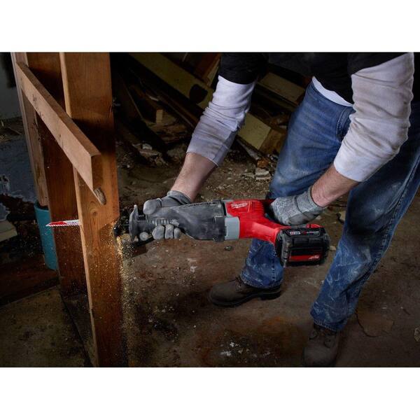 M18 18V Lithium-Ion Cordless SAWZALL Reciprocating Saw with Two 3.0Ah Batteries