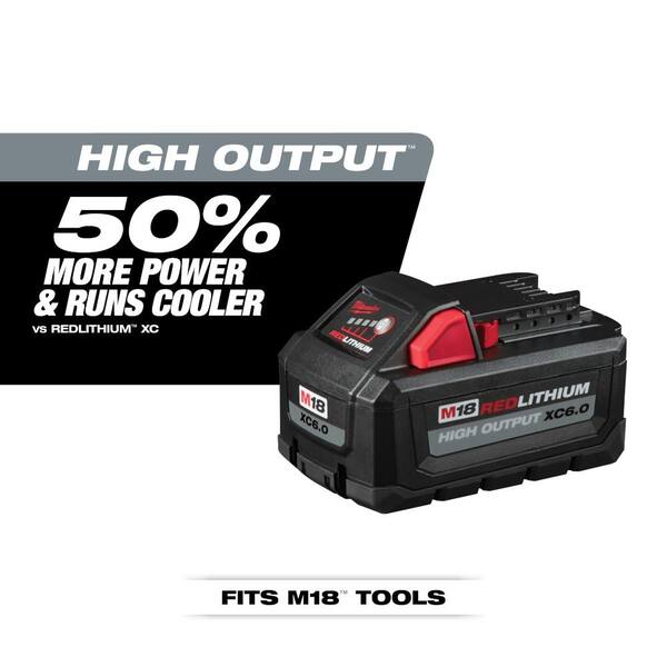 M18 FUEL 18-Volt Lithium-Ion Brushless Cordless SAWZALL w/1 in. SDS-Plus Rotary Hammer, Two 6 Ah High Output Batteries