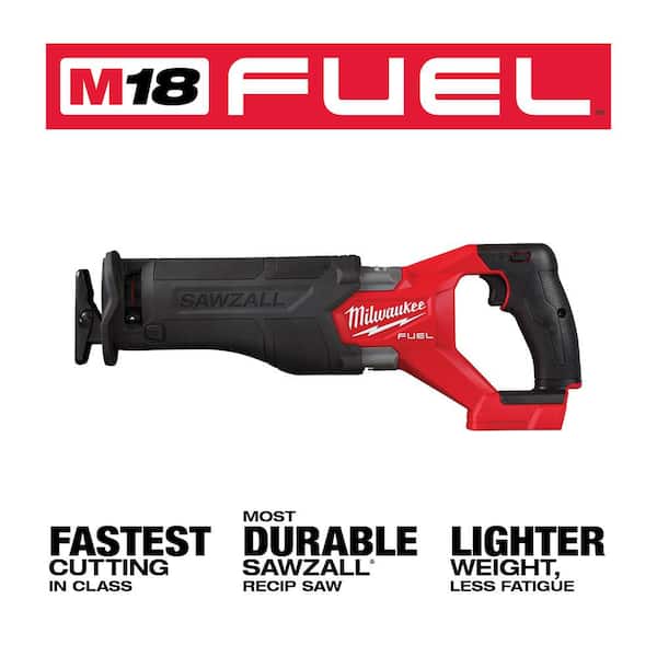 M18 FUEL GEN-2 18V Lithium-Ion Brushless Cordless SAWZALL Reciprocating Saw W/M18 FUEL 4-1/2 in. Grinder