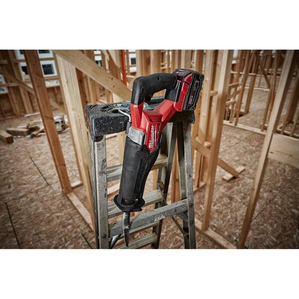 M18 FUEL 18V Lithium-Ion Brushless Cordless SAWZALL Reciprocating Saw Kit with Two 6.0Ah Batteries