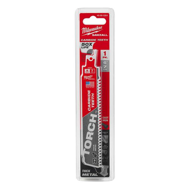 15 Amp 1-1/4 in. Stroke Orbital SUPER SAWZALL Reciprocating Saw W/ Hard Case & Carbide SAWZALL? Blade