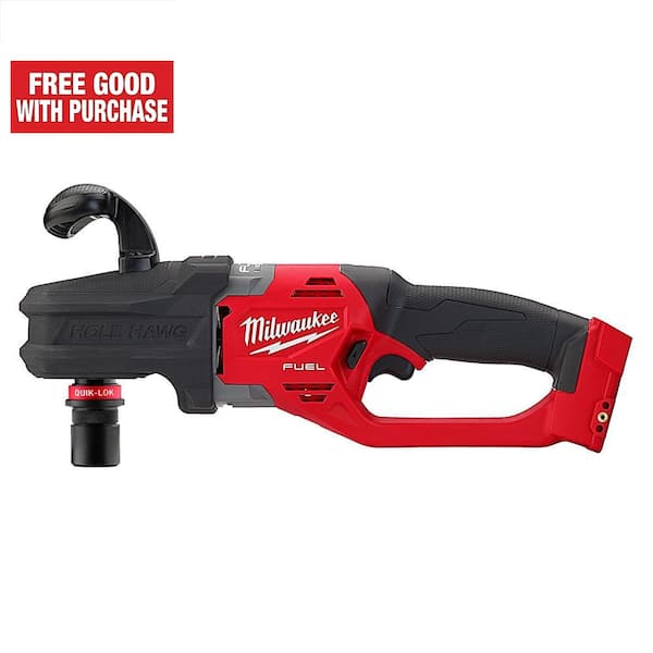M18 FUEL 18V Lithium-Ion Brushless Cordless Hole Hawg 7/16 in. Right Angle Drill W/ Quick-Lok (Tool-Only)