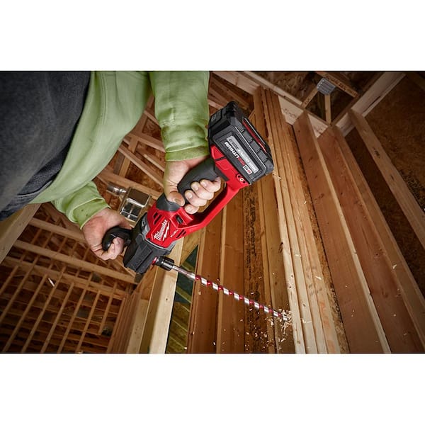 M18 FUEL 18V Lithium-Ion Brushless Cordless Hole Hawg 7/16 in. Right Angle Drill W/ Quick-Lok (Tool-Only)