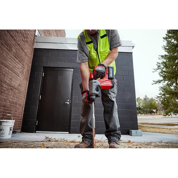 M18 FUEL 18V Lithium-Ion Brushless 1 in. Cordless SDS-Plus Rotary Hammer Kit with 4-1/2 in./5 in. Grinder